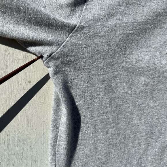 Men's Nike Hoodie Gray Check M Cotton Streetwear Classic Gym Casual Collegiate - Picture 7 of 12